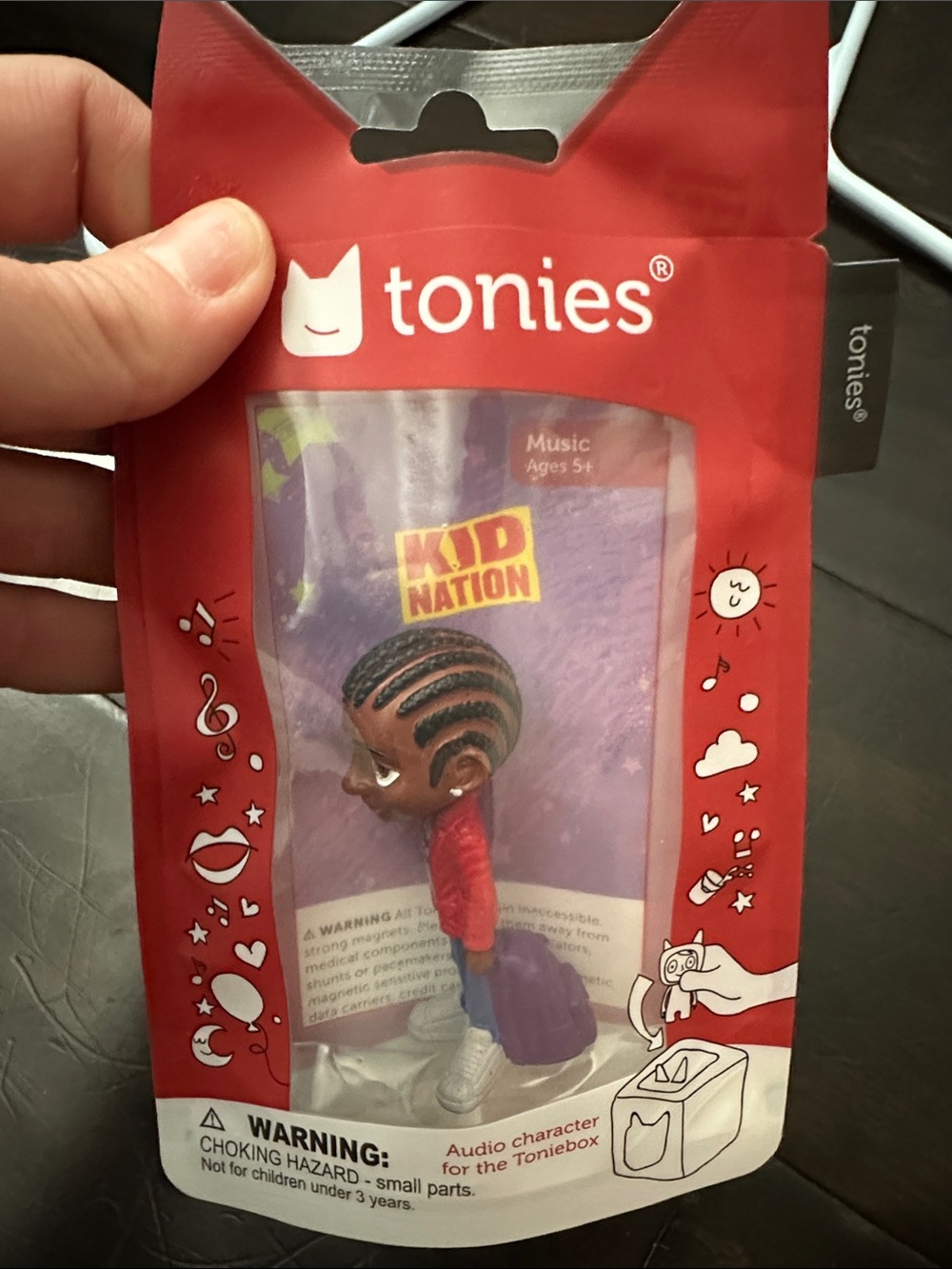 Kid Nation Music Tonie Figure - Red Packaging, Purple Outfit